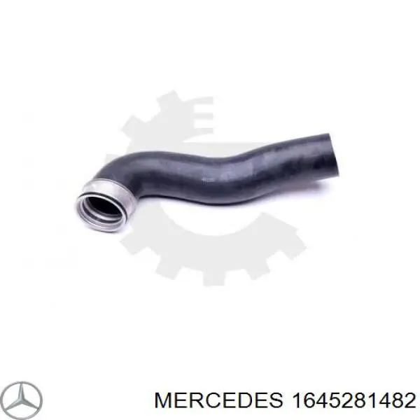 1645281482 Mercedes tubo flexible de aire de sobrealimentación derecho