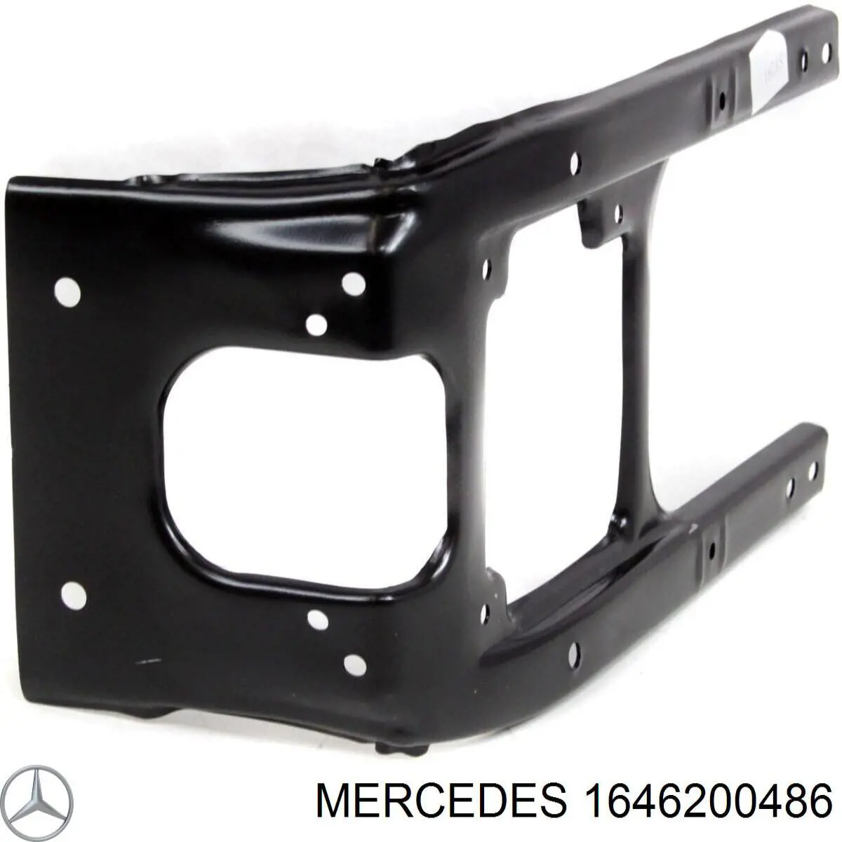 1646200486 Mercedes soporte de radiador superior (panel de montaje para foco)