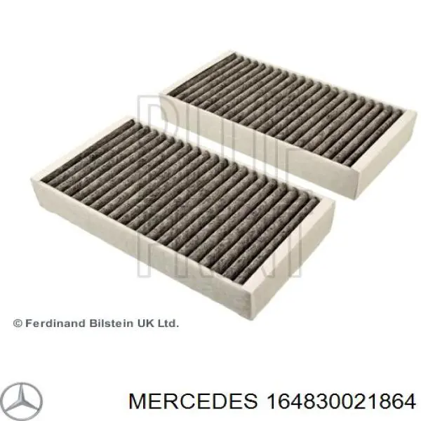 164830021864 Mercedes filtro de habitáculo