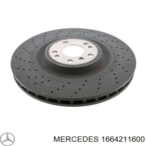 1664211600 Mercedes freno de disco delantero