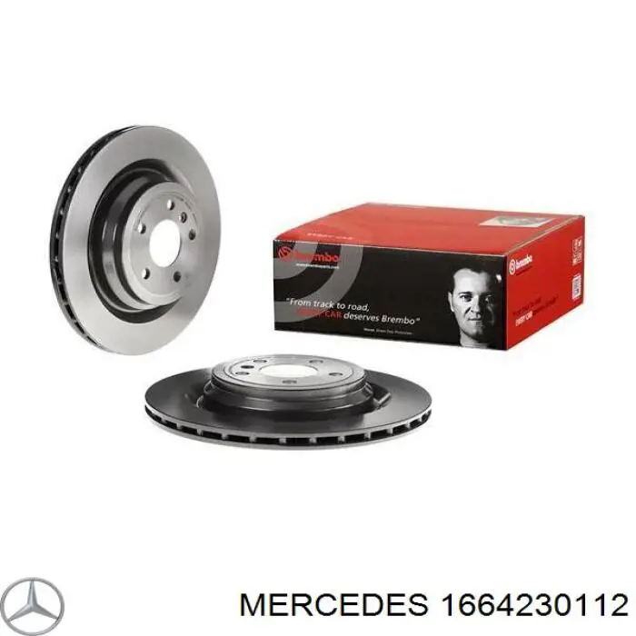 1664230112 Mercedes disco de freno trasero