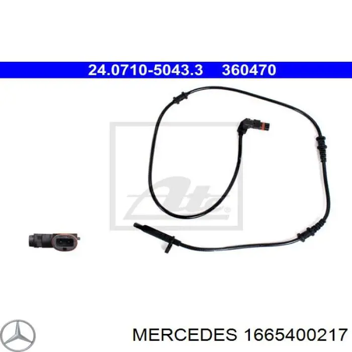 1665400217 Mercedes sensor abs delantero