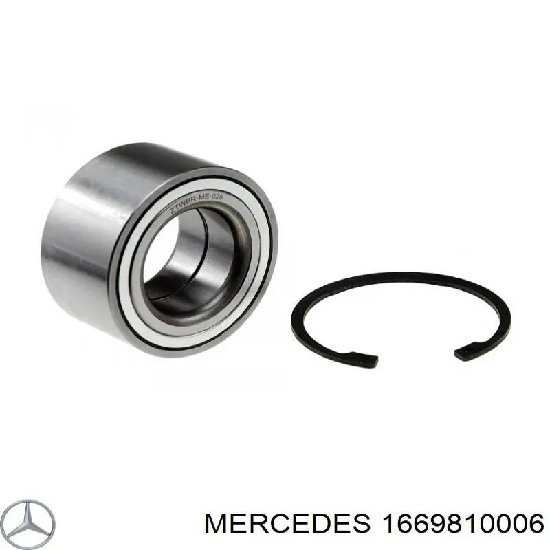 1669810006 Mercedes cojinete de rueda delantero