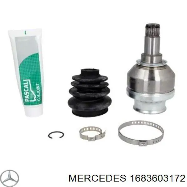  Árbol de transmisión delantero izquierdo para Mercedes A W168