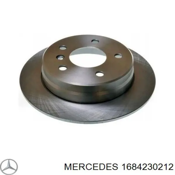 1684230212 Mercedes disco de freno trasero