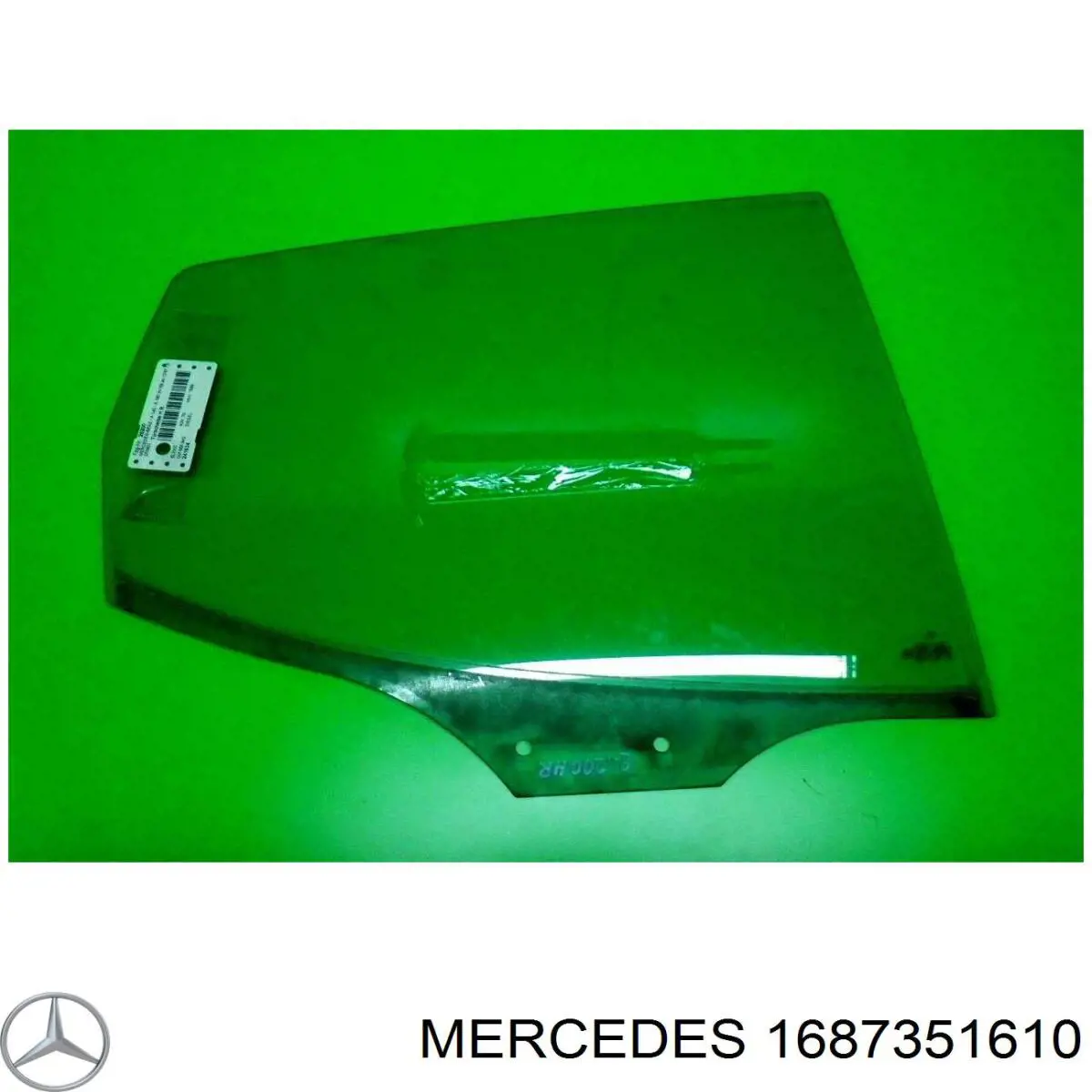 1687351610 Mercedes luna de puerta trasera derecha