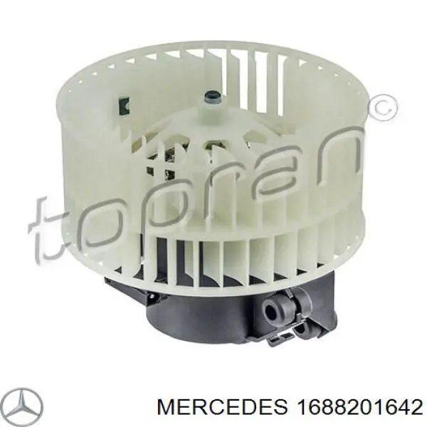 1688201642 Mercedes motor eléctrico, ventilador habitáculo