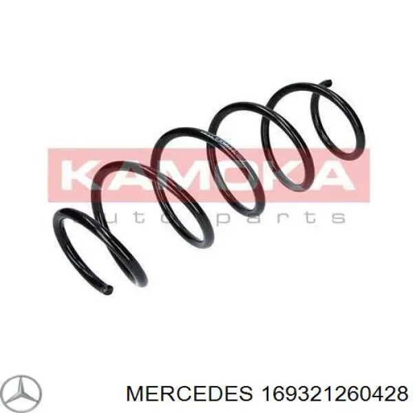 169321260428 Mercedes muelle de suspensión eje delantero