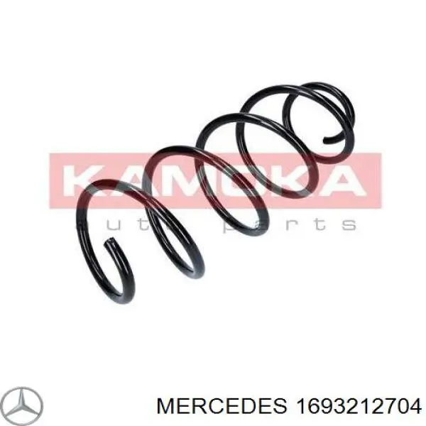 1693212704 Mercedes muelle de suspensión eje delantero