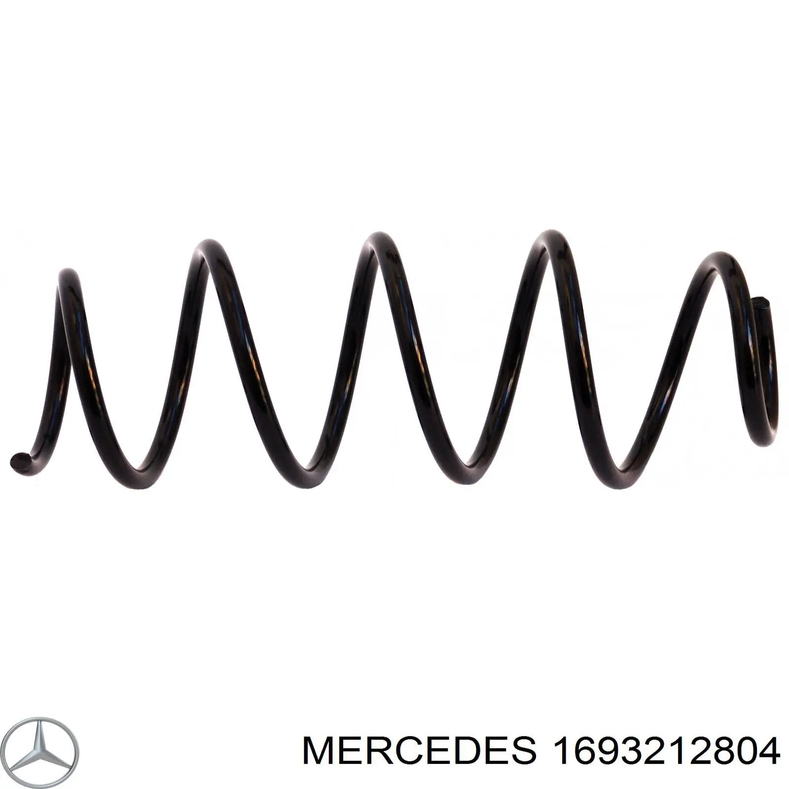 1693212804 Mercedes muelle de suspensión eje delantero