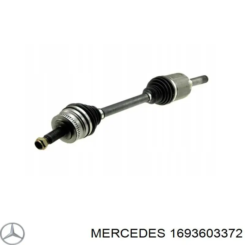 A1693604372 Mercedes árbol de transmisión delantero izquierdo