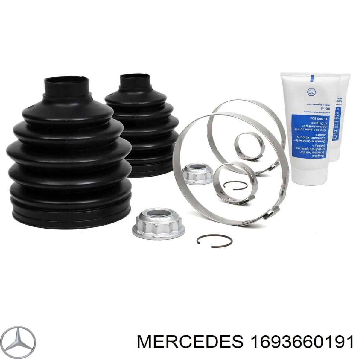 1693660191 Mercedes fuelle, árbol de transmisión delantero exterior