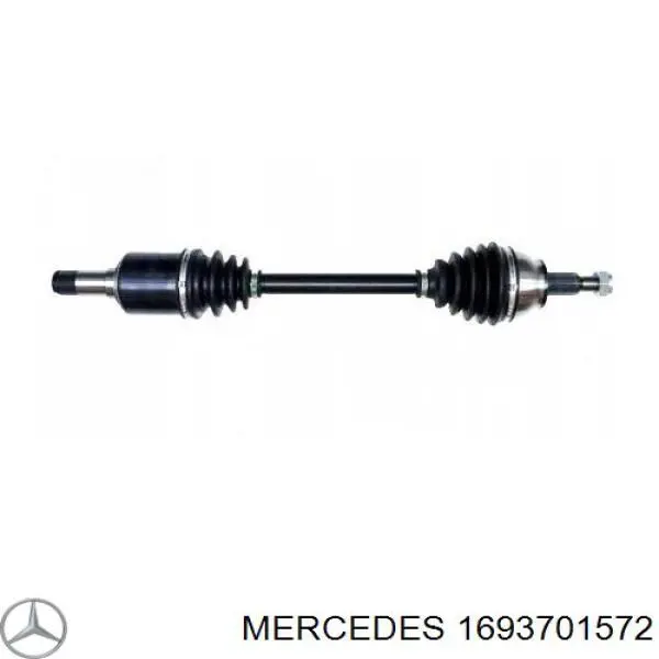 1693701572 Mercedes árbol de transmisión delantero izquierdo