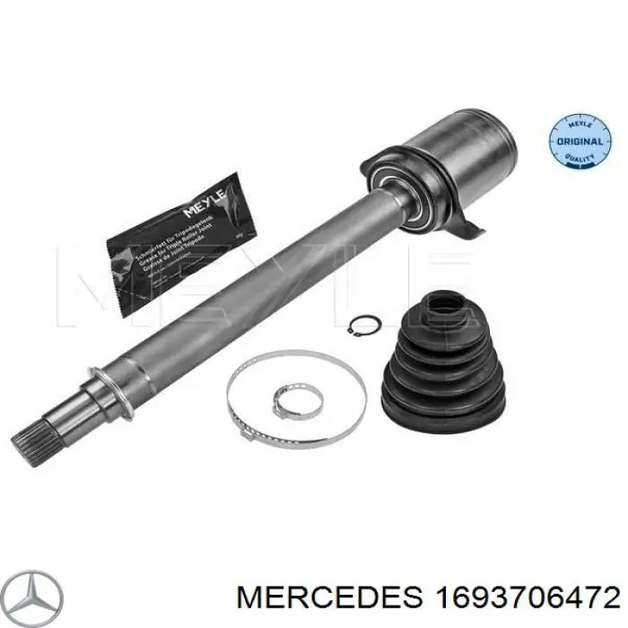 1693706472 Mercedes árbol de transmisión delantero derecho