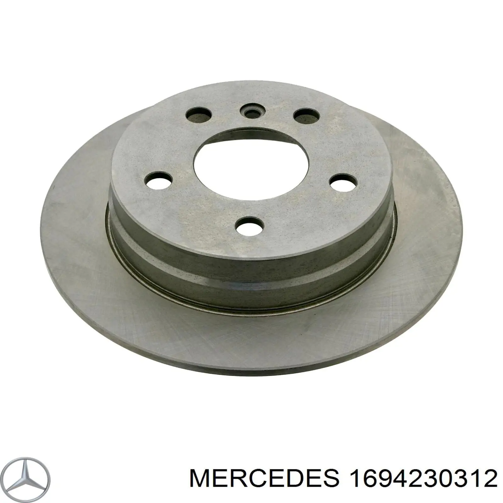 1694230312 Mercedes disco de freno trasero