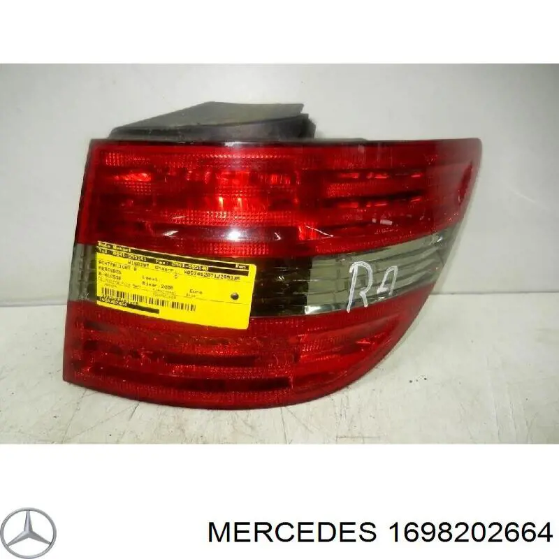  Piloto posterior exterior derecho para Mercedes B W245