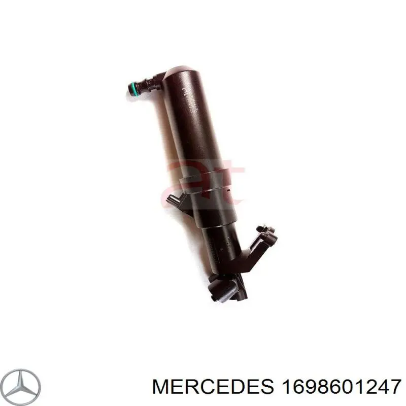 1698601247 Mercedes tobera de agua regadora, lavado de faros, delantera derecha