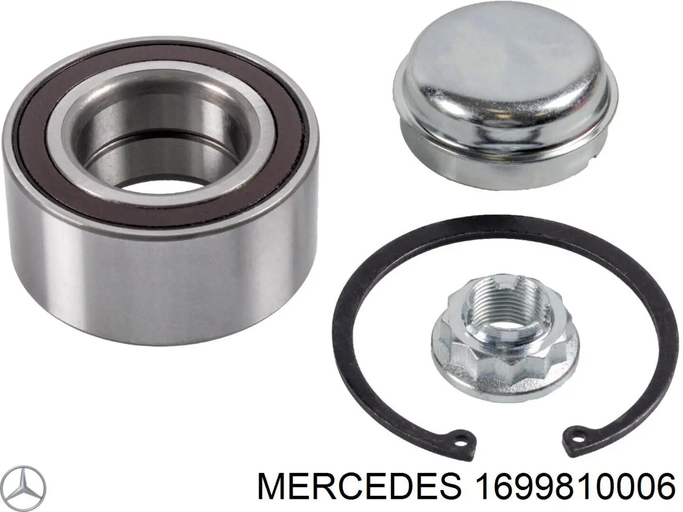 1699810006 Mercedes cojinete de rueda delantero