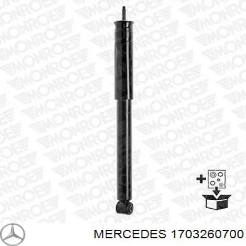 1703260700 Mercedes amortiguador trasero