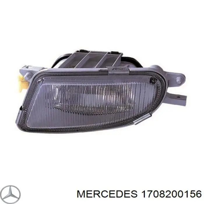 1708200156 Mercedes faro antiniebla izquierdo