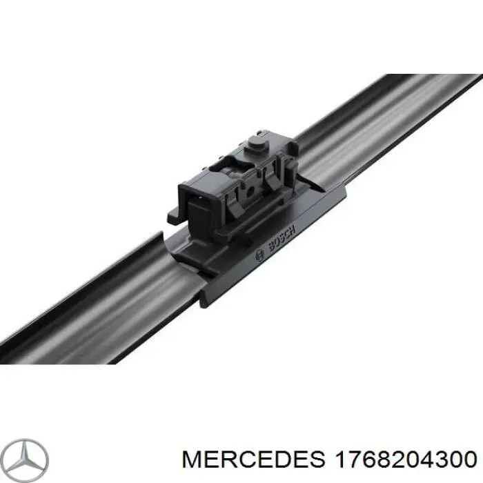 1768204300 Mercedes juego de limpiaparabrisas de luna delantera, 2 piezas