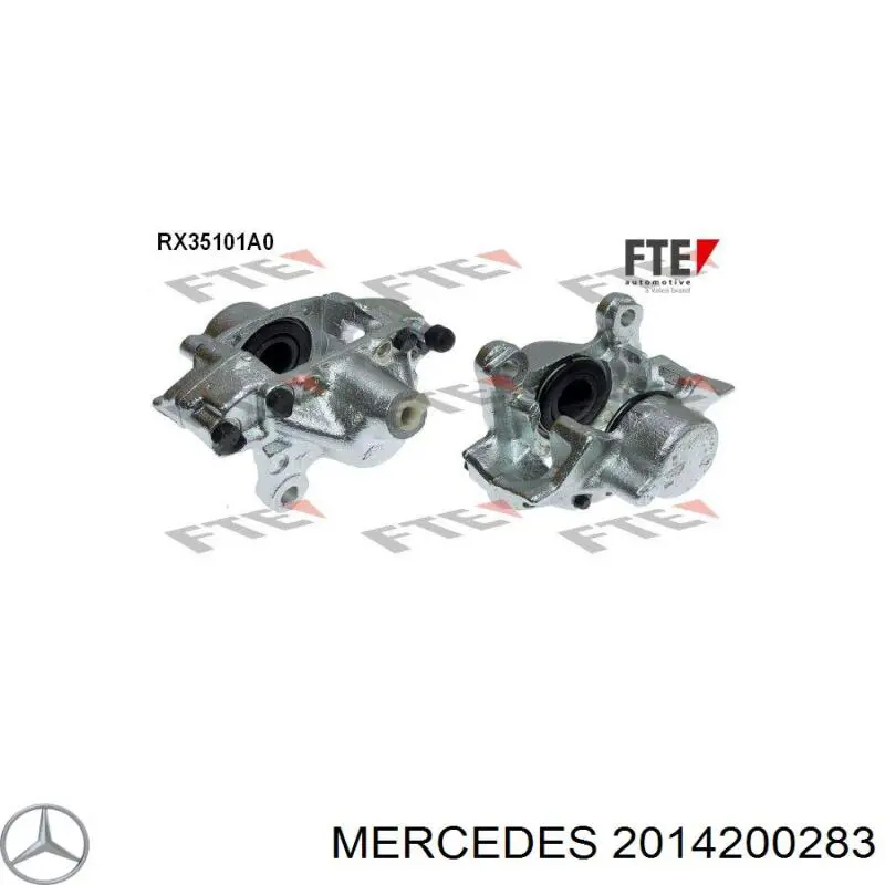  Pinza de freno trasera izquierda para Mercedes E C124