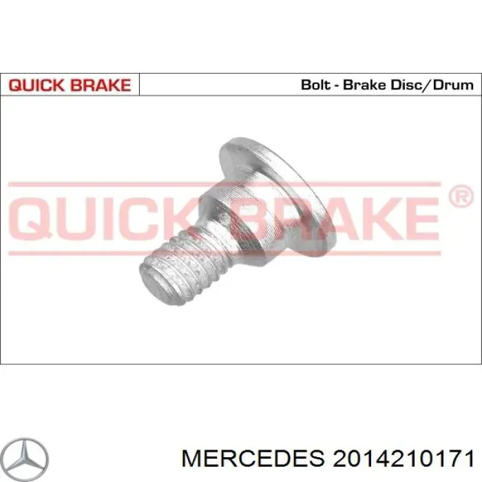 2014210171 Mercedes perno de disco de freno