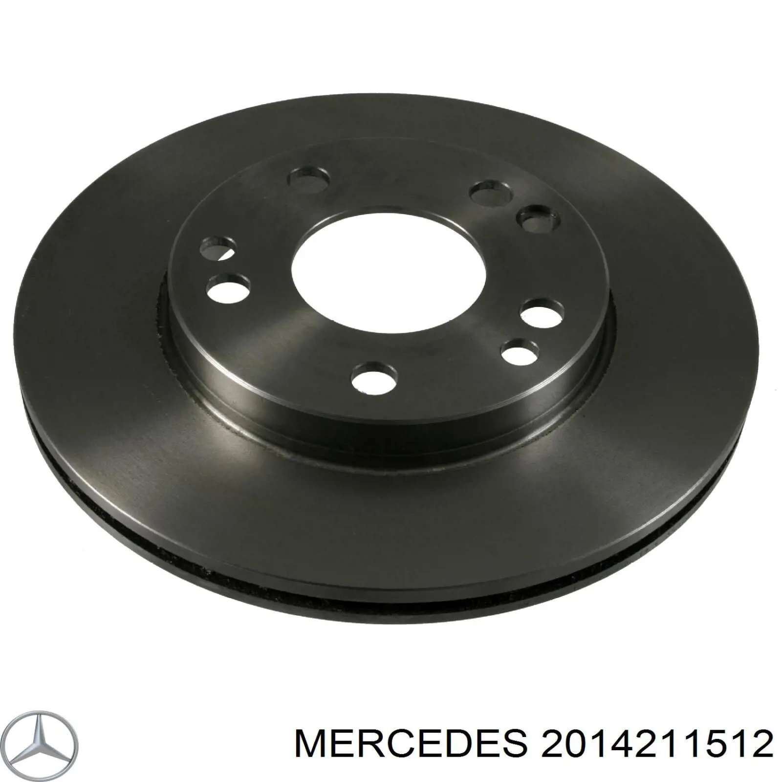 2014211512 Mercedes freno de disco delantero