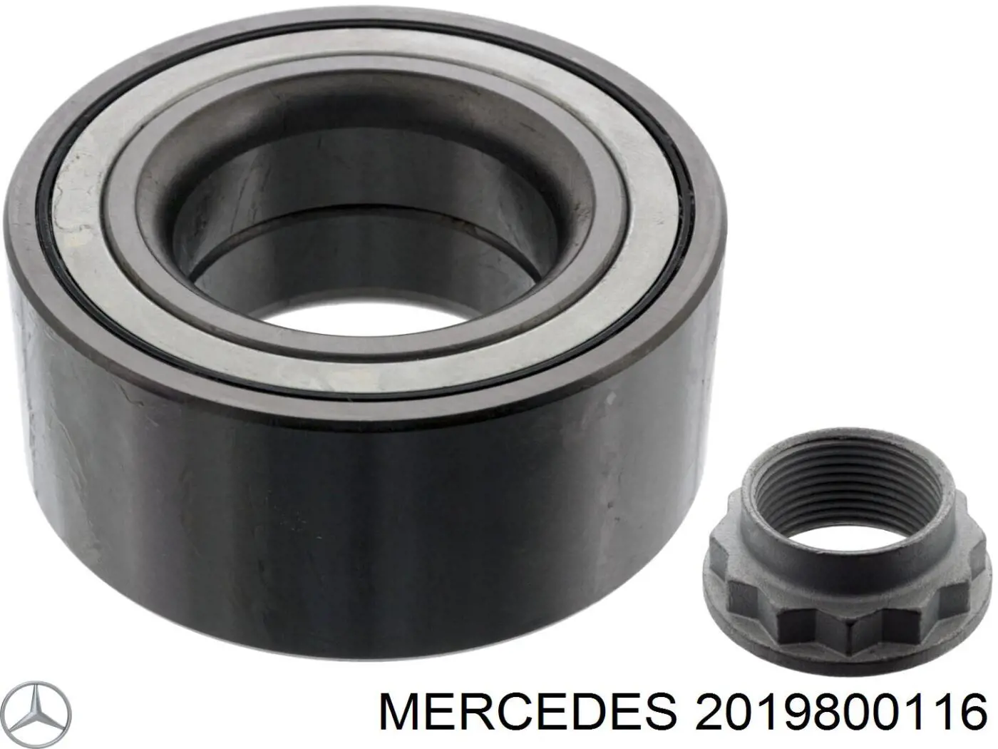 2019800116 Mercedes cojinete de rueda trasero