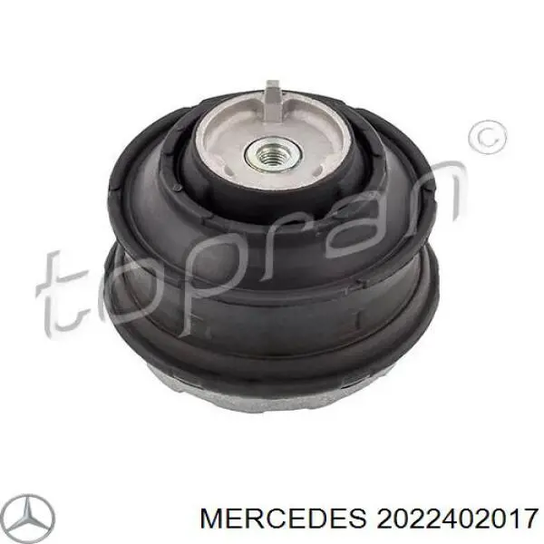 2022402017 Mercedes almoahada (soporte Del Motor Izquierda / Derecha)