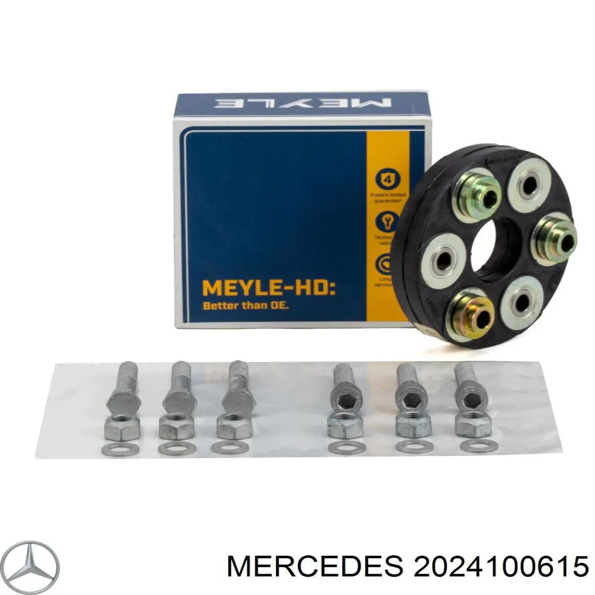 2024100615 Mercedes articulación, árbol longitudinal, delantera