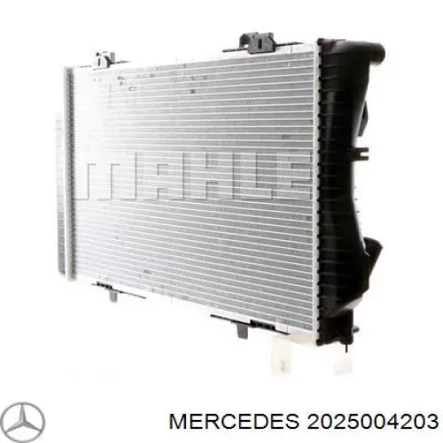 2025004203 Mercedes radiador refrigeración del motor