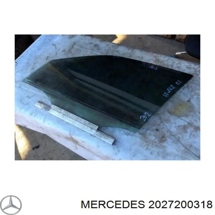 2027200318 Mercedes luna de puerta delantera izquierda