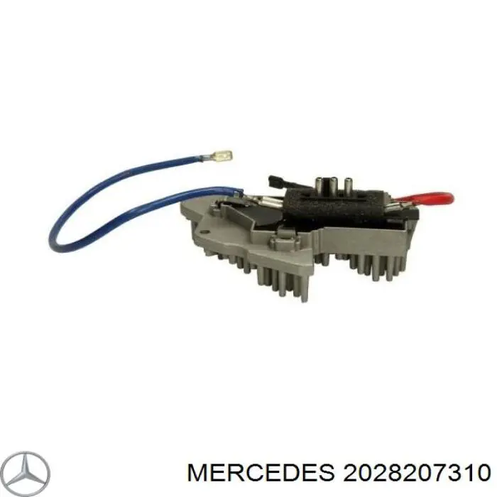 2028207310 Mercedes resitencia, ventilador habitáculo