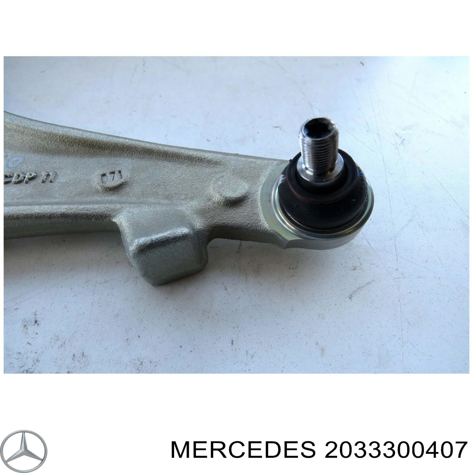 2033300407 Mercedes barra oscilante, suspensión de ruedas delantera, inferior derecha