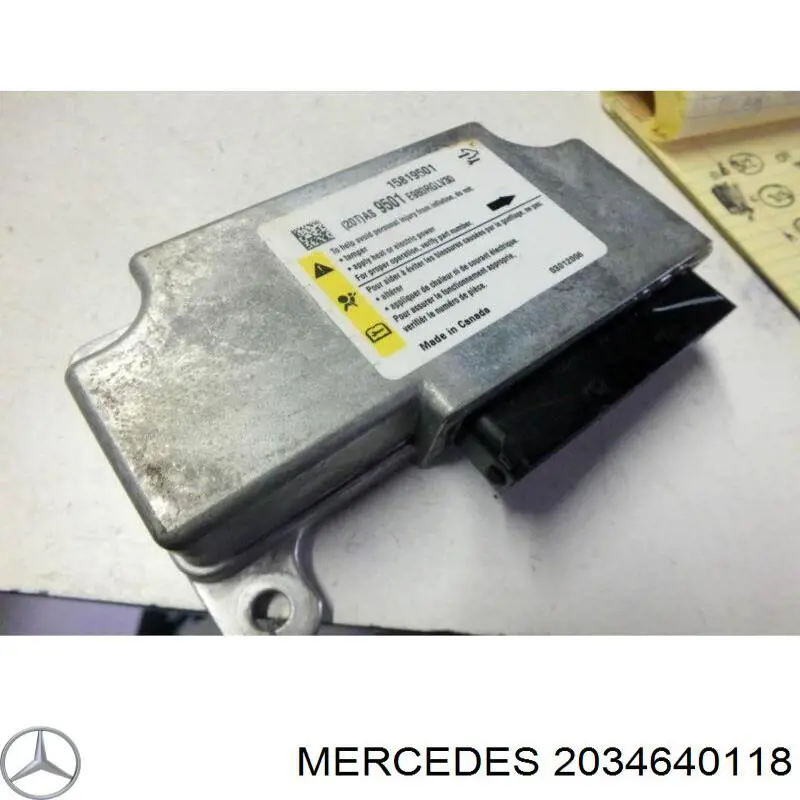 2034640118 Mercedes anillo airbag del volante