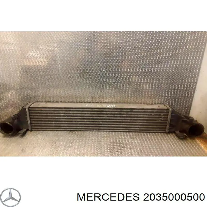 2035000500 Mercedes radiador de aire de admisión