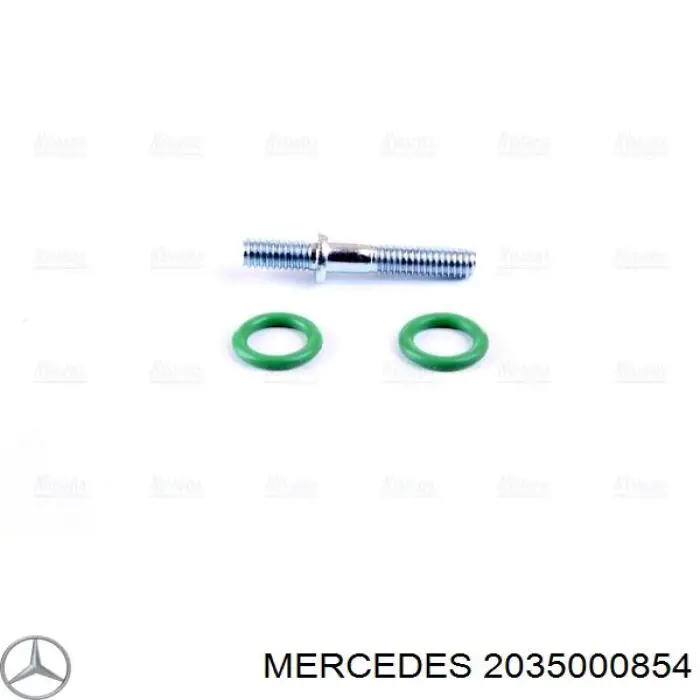 2035000854 Mercedes condensador aire acondicionado