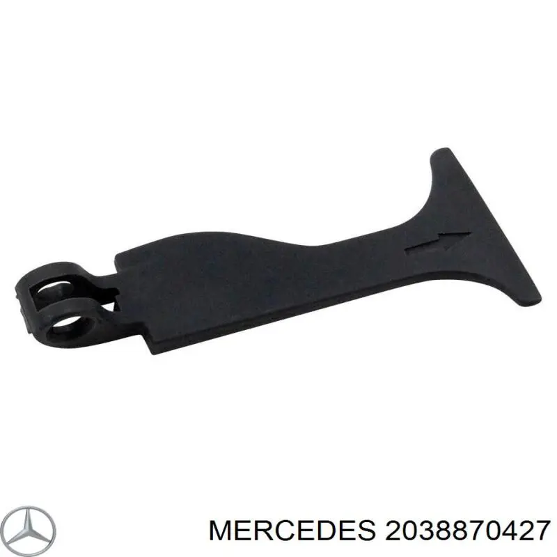 2038870427 Mercedes lengüeta de liberación del capó