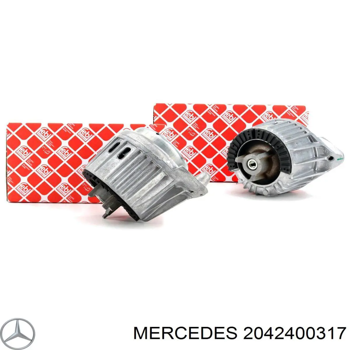 2042400317 Mercedes soporte de motor derecho