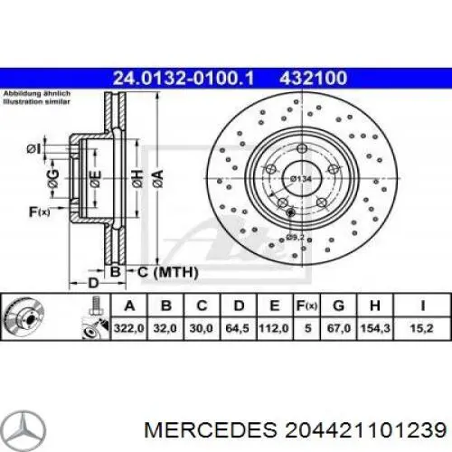 204421101239 Mercedes 