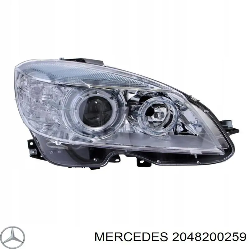 2048200259 Mercedes faro derecho