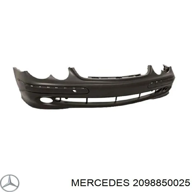 2098850025 Mercedes parachoques delantero