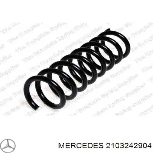 2103242904 Mercedes muelle de suspensión eje trasero