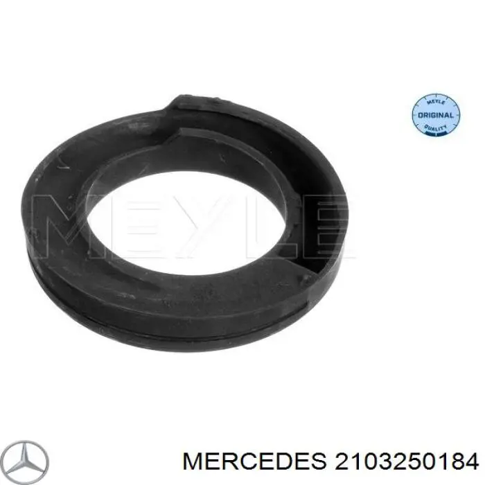 2103250184 Mercedes caja de muelle, eje trasero, arriba