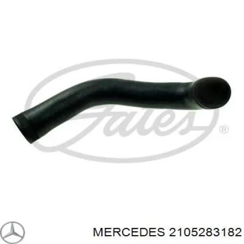 2105283182 Mercedes tubo flexible de aire de sobrealimentación derecho