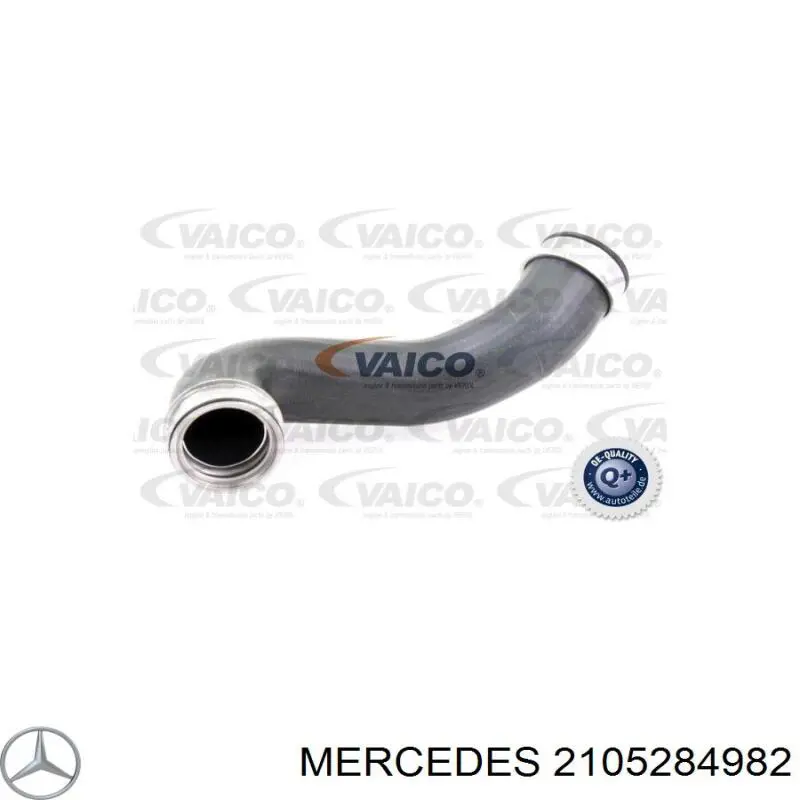 2105284982 Mercedes tubo flexible de aire de sobrealimentación derecho