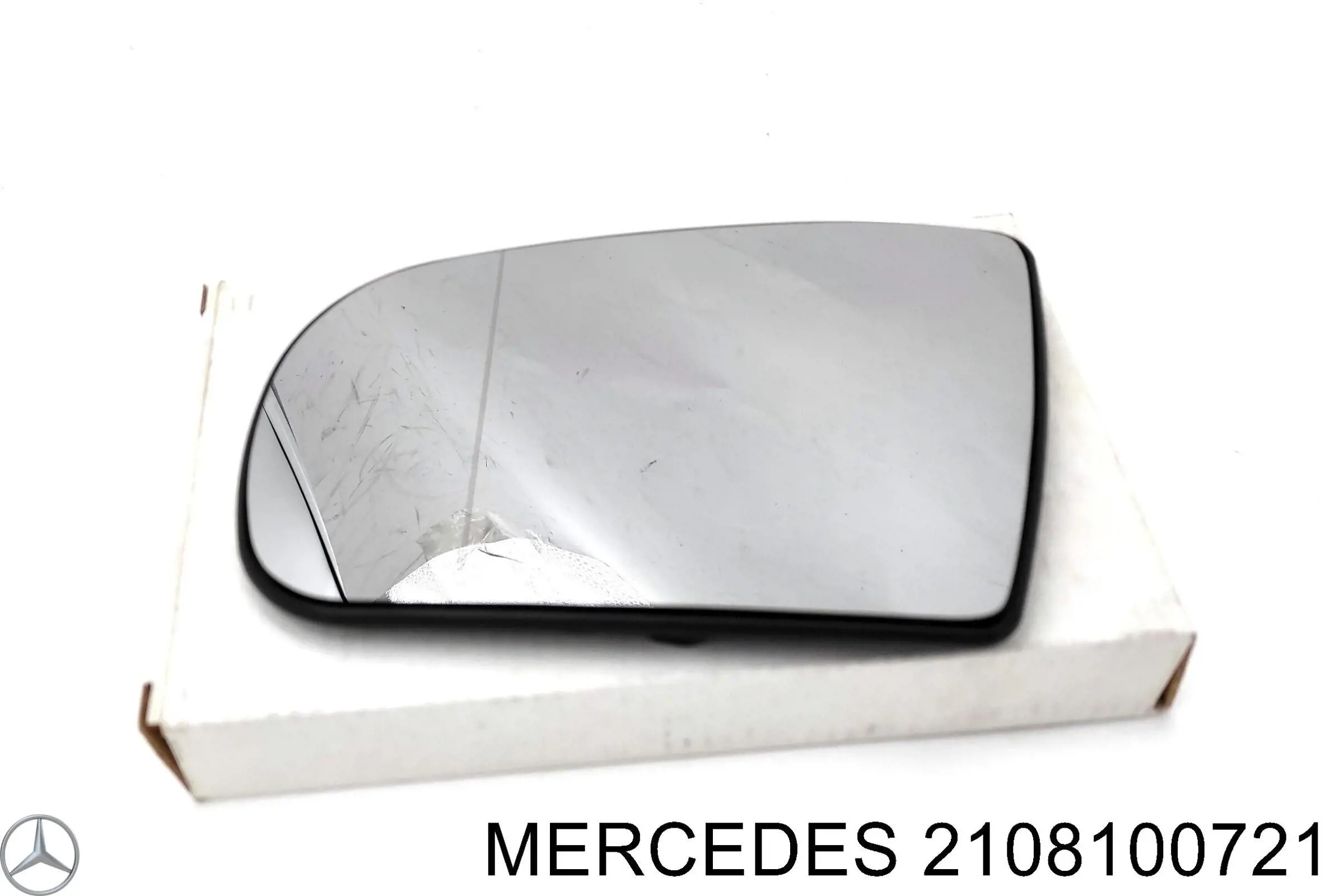 2108100721 Mercedes cristal de espejo retrovisor exterior izquierdo