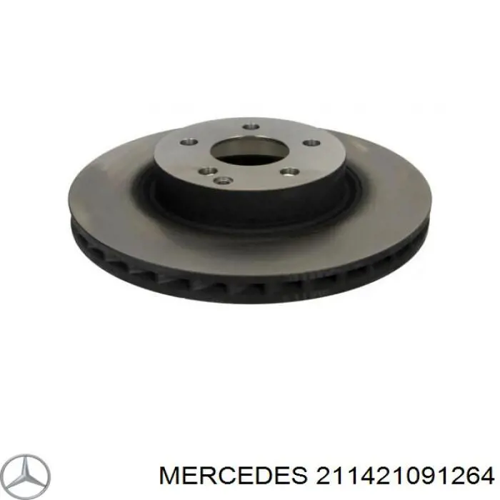 211421091264 Mercedes freno de disco delantero