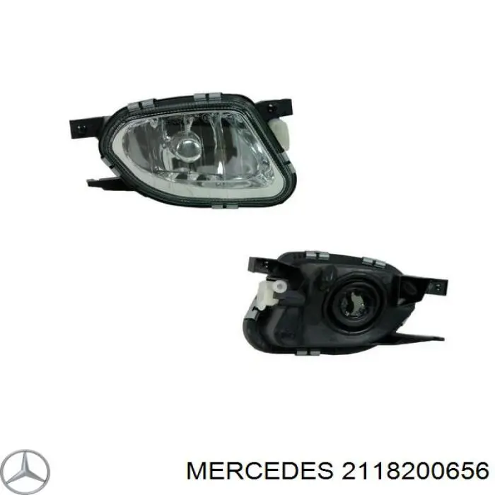 2118200656 Mercedes faro antiniebla derecho